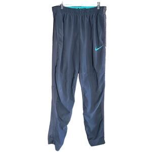 Nike Dri-Fit Blue Lightweight Track Pants Joggers Size L